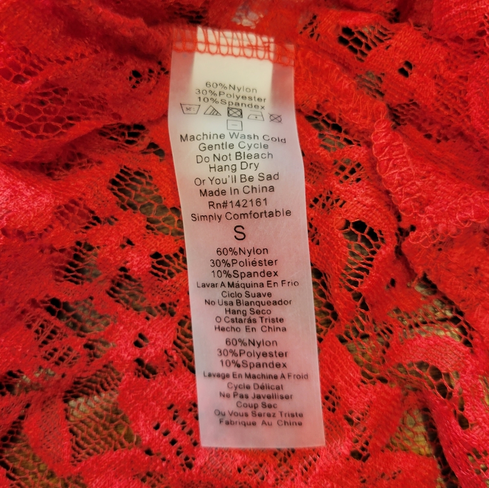 NWT LulaRoe Joy Vest Size S Red - Picture 4 of 8
